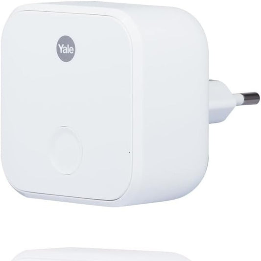 165467 - YALE - Lidhja me Wi-Fi Bridge (05/401C00/WH), Qasje në Distanca, Integrimi i Asistentit Zanor për Kyçjen Yale Smart
