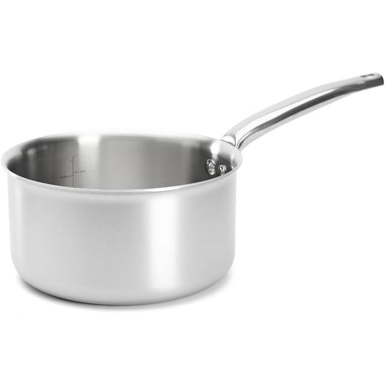 213071 - DE BUYER Tigan çeliku inox 3-shtresor ALCHIMY - 20 cm, Prodhuar në Francë, Pa PFAS, Çelik Inox 18/10