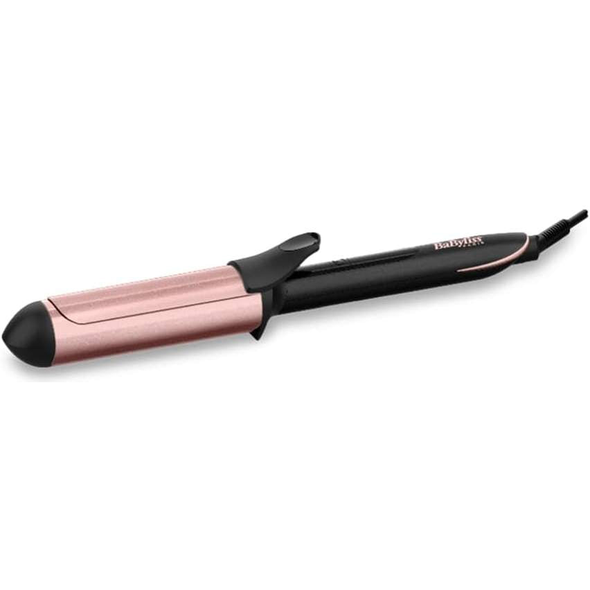 271196 - BABYLISS Hekur kaçurrelash C453E, Ekstra i Gjatë 38 mm, Qeramikë Kuarci, Ngrohje e Avancuar Qeramike, 6 Temperatura, Ngjyrë e zezë dhe rozë