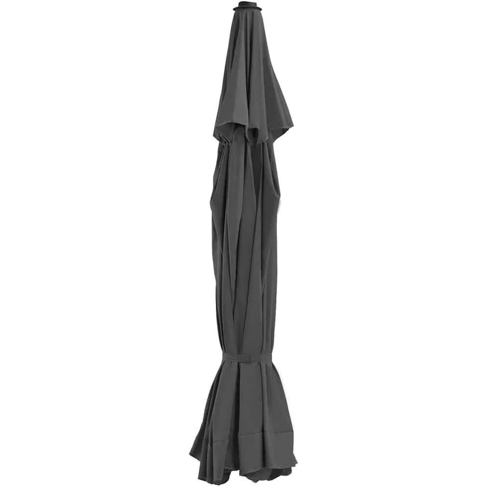 141594 - Mbulesë Zëvendësuese për Çadër Kopshti vidaXL, 500 cm, Ngjyrë Anthracite (Rezistente ndaj UV & Ujit)