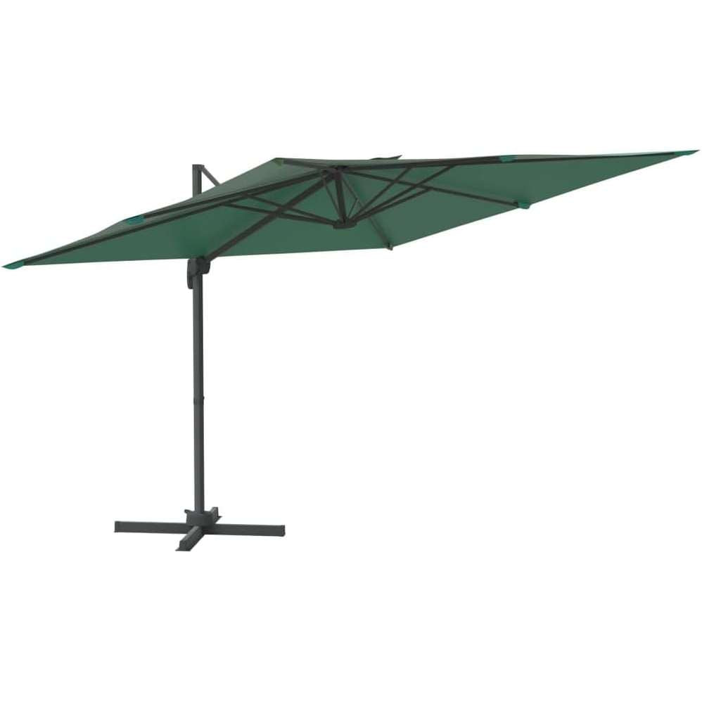 244442 - vidaXL Ombrellë Cantilever e Gjelbër 400x300 cm – Alumini, Mekanizëm me Manivelë
