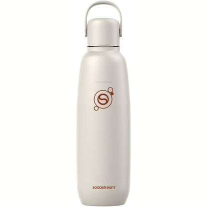 240569 - SODASTREAM Fizz & Go Cool Shishe uji me gaz 0.9L çelik inox, mure të dyfishta, mban pijet të ngrohta ose të ftohta deri në 12 orë, e pajtueshme me karbonizuesit e ujit