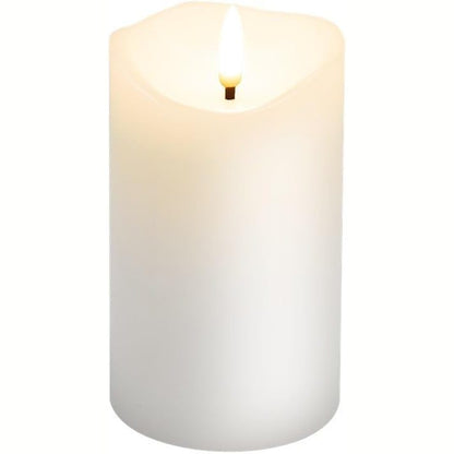 224549 - Qirinj goobay LED, Qirinj me Dyll të Vërtetë, të Bardhë 7.5x12.5 cm, Funksion Kohëmatësi, Funksionim me Bateri 3D