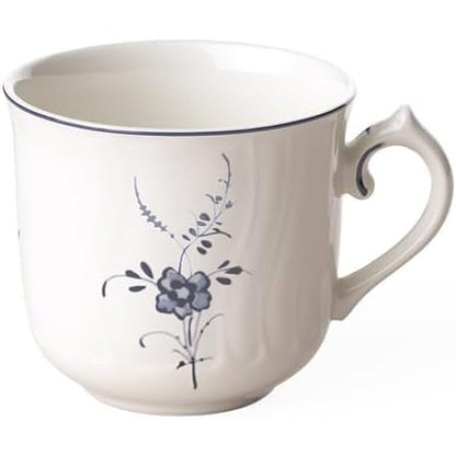 214633 - VILLEROY & BOCH Filxhan kafeje, 120 ml, lartësia: 6.8 cm, porcelan premium, e bardhë/blu