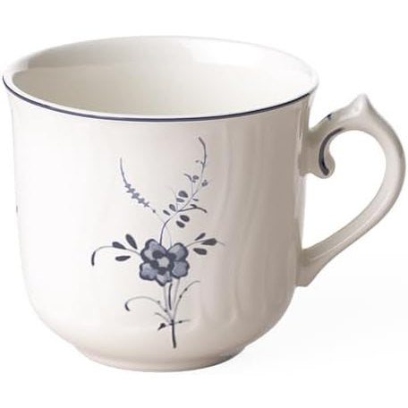 214633 - VILLEROY & BOCH Filxhan kafeje, 120 ml, lartësia: 6.8 cm, porcelan premium, e bardhë/blu