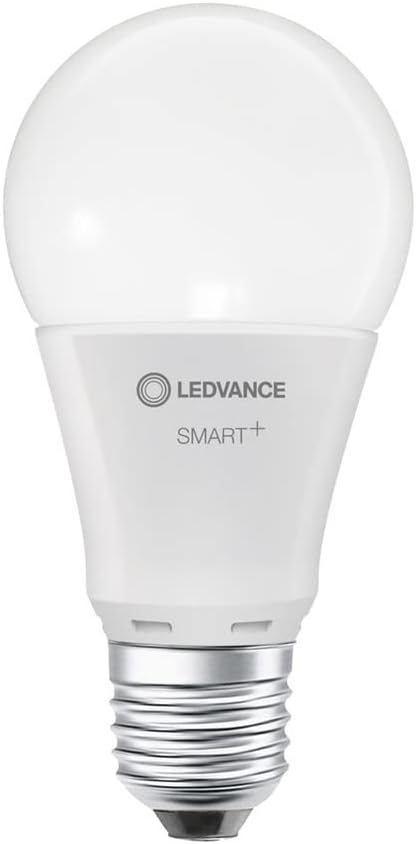 218681 - LEDVANCE Llampa LED inteligjente me teknologji WiFi, bazë E27, e errësueshme, ngjyrë drite e rregullueshme (2700-6500K), zëvendëson llambat inkandeshente 100W, SMART+ WiFi klasike e akordueshme, e bardhë, pako me 3