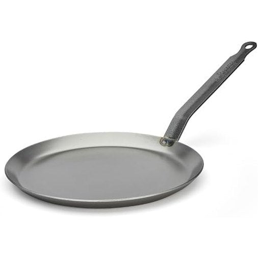 185162 - DE BUYER Tavë për Krep nga Çeliku Carbon Plus, Diametri 24 cm, E Bardhë