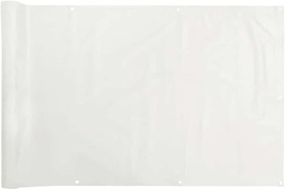 265083 - vidaXL Ekran Privatësie për Ballkon 700x75 cm PVC Ngjyrë e Bardhë