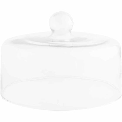 254045 - DIYEAH KUPOLË TORTE PREJ QELQI TRANSPARENT | 7.09 inç | Mbulesë Ushqimore pa Plumb | Mbrojtje nga Pluhuri për Shfaqjen dhe Ruajtjen e Ëmbëlsirave