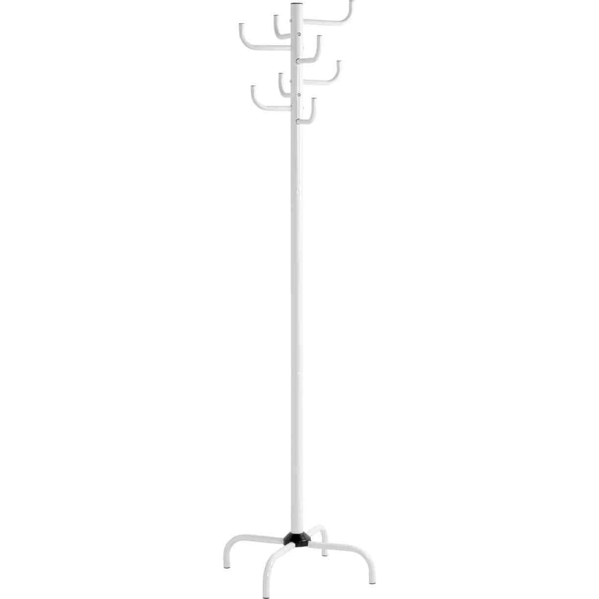 322425 - HAKU Raft rrobash metalik i bardhë - Përmasat: L 180 x Ø 37 cm, Stili: Modern