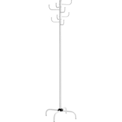 322425 - HAKU Raft rrobash metalik i bardhë - Përmasat: L 180 x Ø 37 cm, Stili: Modern