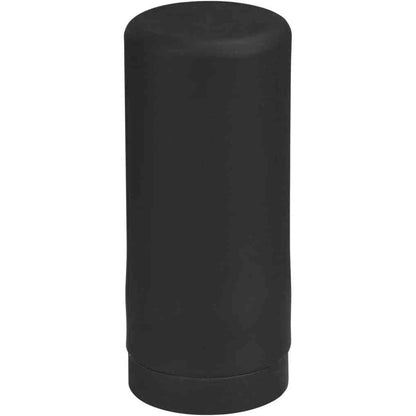 198421 - WENKO Dispenser Sapuni për Enët Easy Squeez-e, i Bërë nga Silikoni i Papërshkueshëm nga Rrjedhja, Kapacitet 250 ml, Madhësia Ø 6 x 14 cm, Ngjyra e Zi