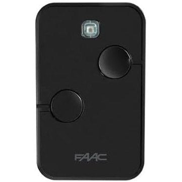 273803 - FAAC Telekomandë XTO2 për portë automatike, 2 kanale, 433 MHz, SLH-SL-DS-RC, e zezë