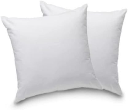 256951 - BLANRÊVE - Set me 2 Jastëkë Rehatie - Fibra Sintetike - E Bardhë - 60x60 cm, Poliester