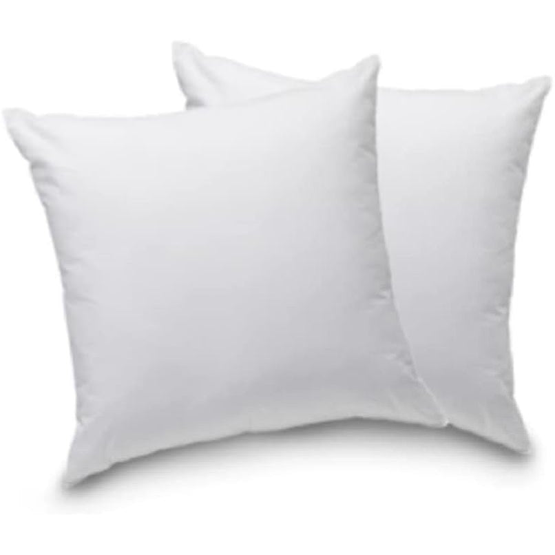 184833 - BLANRÊVE - Set prej 2 Jastëkësh Rehatie, Fibra Sintetike, E Bardhë, 60x60cm, Materiali: Poliester
