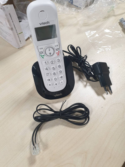 320149 - VTECH Telefon pa Tel DECT CS1500, Karikim Dyfishtë, Bllokim Thirrjesh, Identifikim Thirrësi, Ekran me Ndriçim, Tastierë