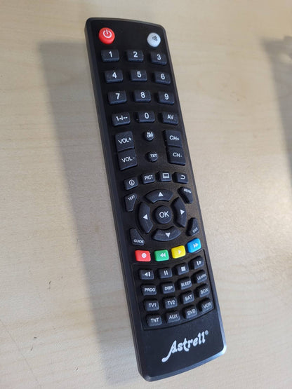320436 - ASTRELL Telekomandë Universale 8-në-1, për TV, Satelit Dixhital Tokësor, DVD, VCD, Kinema në Shtëpi, Aux, e Zezë