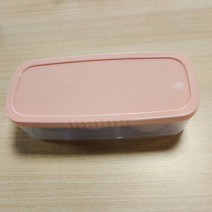 320540 - ROMANVIC Aksesori i Tabakasë së Kubave të Akullit, Enë prej Silikoni për Kuba Akulli me Kapak dhe Tabaka, 3 Ndarje, Kuba Akulli për Gota 42 Oz