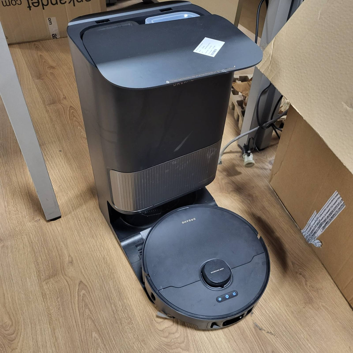 320755 - DREAME Fshesë me Korrent Robotike L40s Pro, Thithje 19,000 Pa, Furçë Dyfishe HyperStream, Lartësi Traverse 4 cm, Mop me Ujë të Ngrohtë 75°C, Vetëpastrim