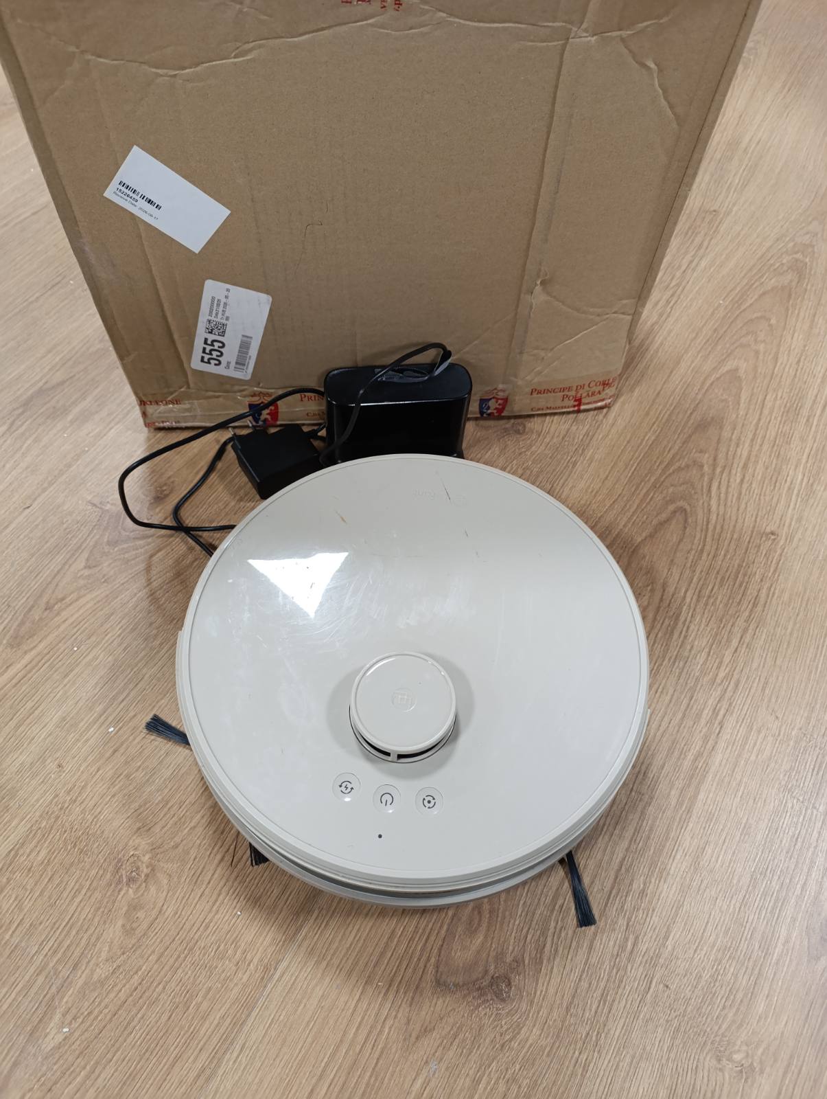 320783 - LEFANT Fshesë me korrent robot me hartëzim, Navigim LDS, thithje 5500 Pa, 150 minuta, zonë pa lëvizje, diametër 32 cm, kontroll me aplikacion/Alexa, gri shampanje