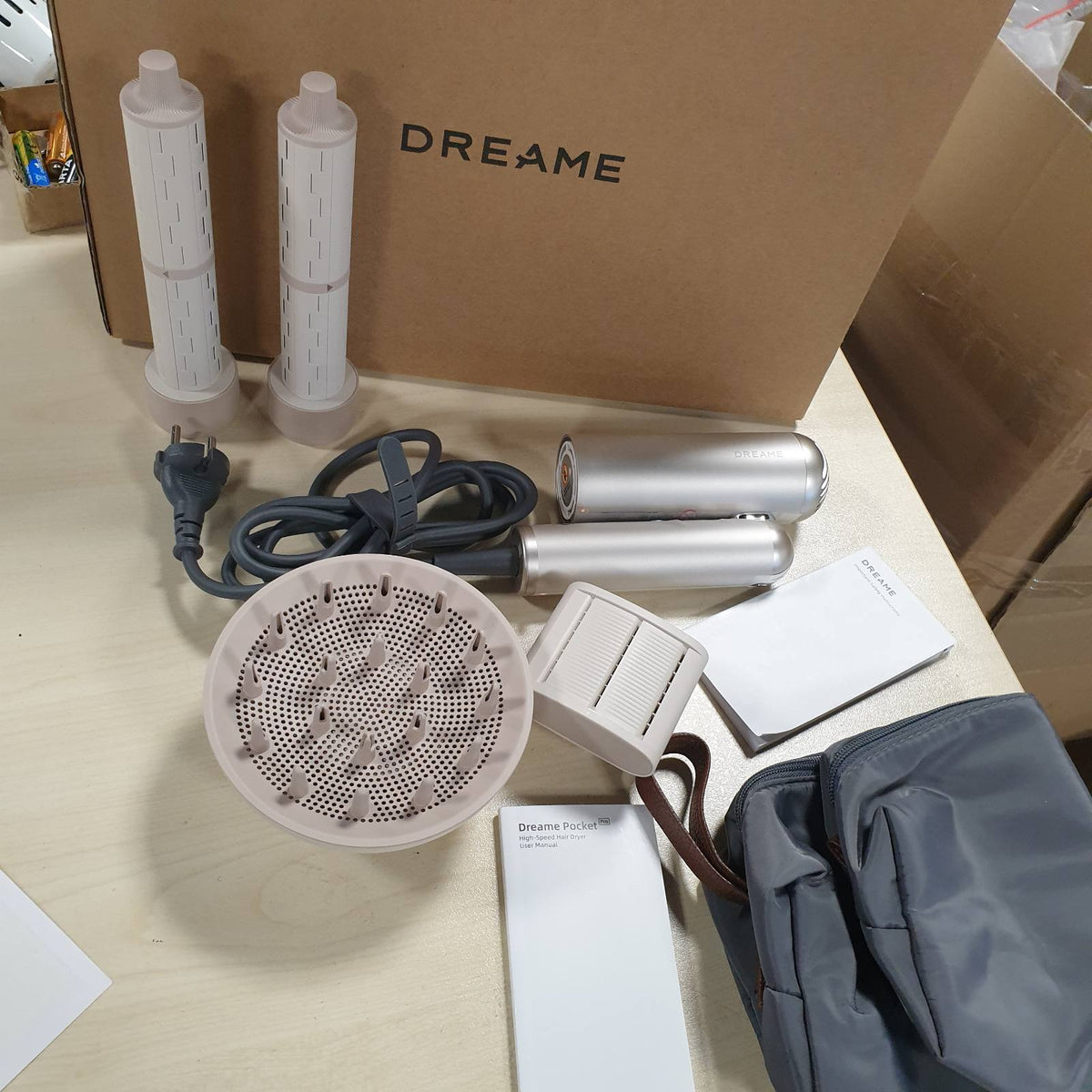 320860 - DREAME Pocket Pro, Tharëse flokësh e palosshme me shpejtësi të lartë