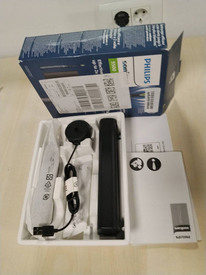 320896 - PHILIPS Furçë dhëmbësh elektrike Sonicare 5500, Modeli HX7113/01, 2 modalitete, Alarm presioni, EasyStart, SmartTimer, BrushPacer, Blu Marine