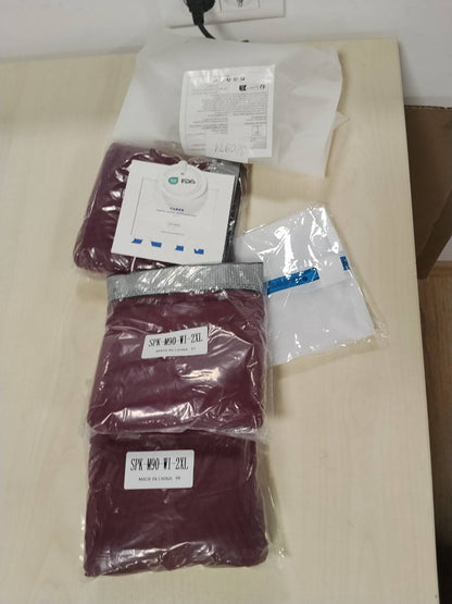 320971 - CARER Brekë bokseri për meshkuj prej bambuje për inkontinencë, pako me 3 copë, Kapacitet Thithës 160 ml, të lahet, të papërshkueshme nga rrjedhjet, të buta, të frymëmarrshme, të rehatshme, të ripërdorshme, Madhësia XXL