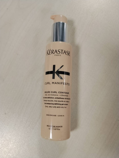 321210 - KERASTASE Curl Manifesto - Curl Contour Jelly, 150 ml, xhel-krem për përmirësimin e kaçurrelave, hidraton dhe përcakton