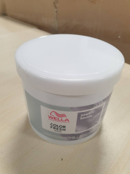 321215 - WELLA PROFESSIONALS - Maskë Pearl Blonde për Flokë të Ngjyrosur, Ngjyrues Gjysmë i Përhershëm, Trajtim i Përkohshëm Rifreskues i Ngjyrës, 500ml