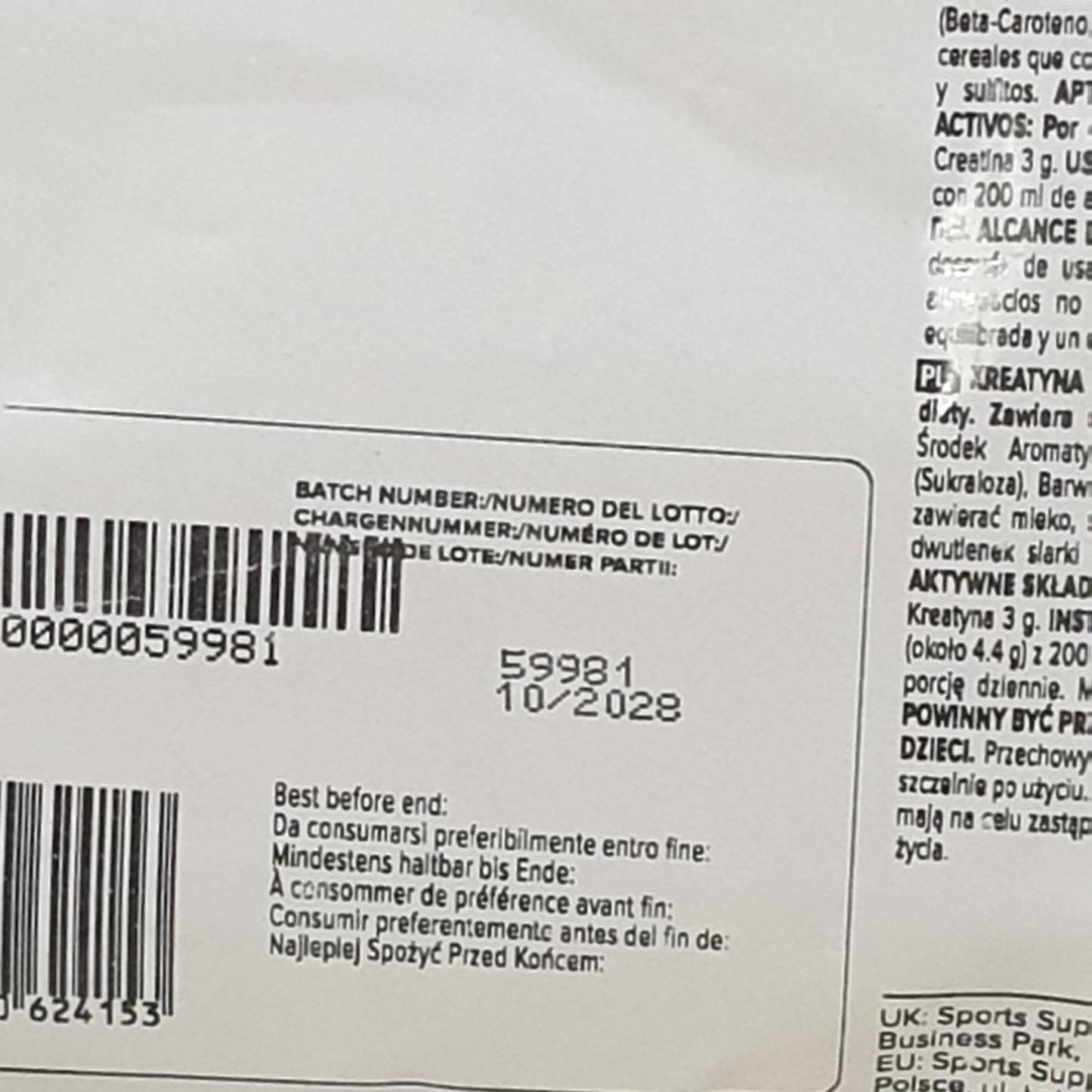 321233 - PLUHUR KREATINE – Monohidrat 500g, 147 racione, vegan dhe halal, ideale për fitnes