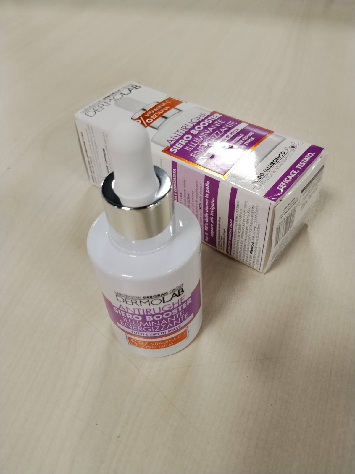 321437 - DERMOLAB - Serum për fytyrën me acid hialuronik - 30ml - Me vitaminë C dhe xhenxhefil