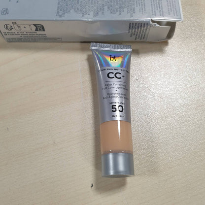 321474 - IT COSMETICS CC Crème SPF50+ Correctrice Haute Couvrance - Teinte Light Medium, 12ml