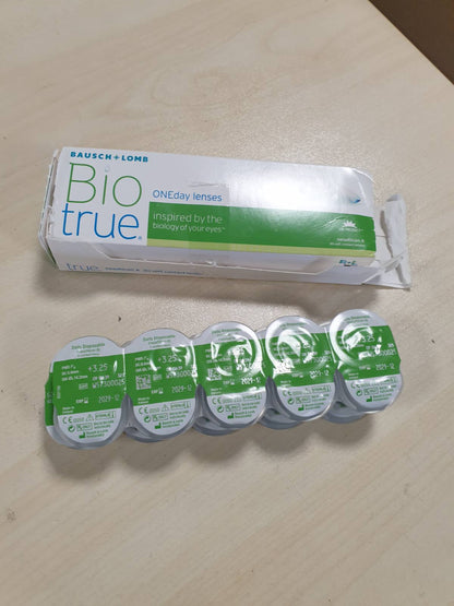 321545 - Biotrue Lente kontakti korrigjuese ditore, 30 lente, BC 8.6 mm, DIA 14.2 mm, +3.25 dioptri