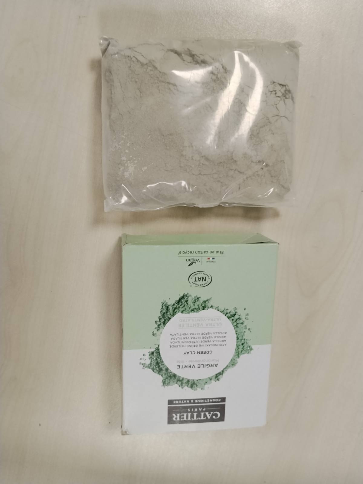 321592 - CATTIER Argile Verte Ultra-Ventilée, 250 g