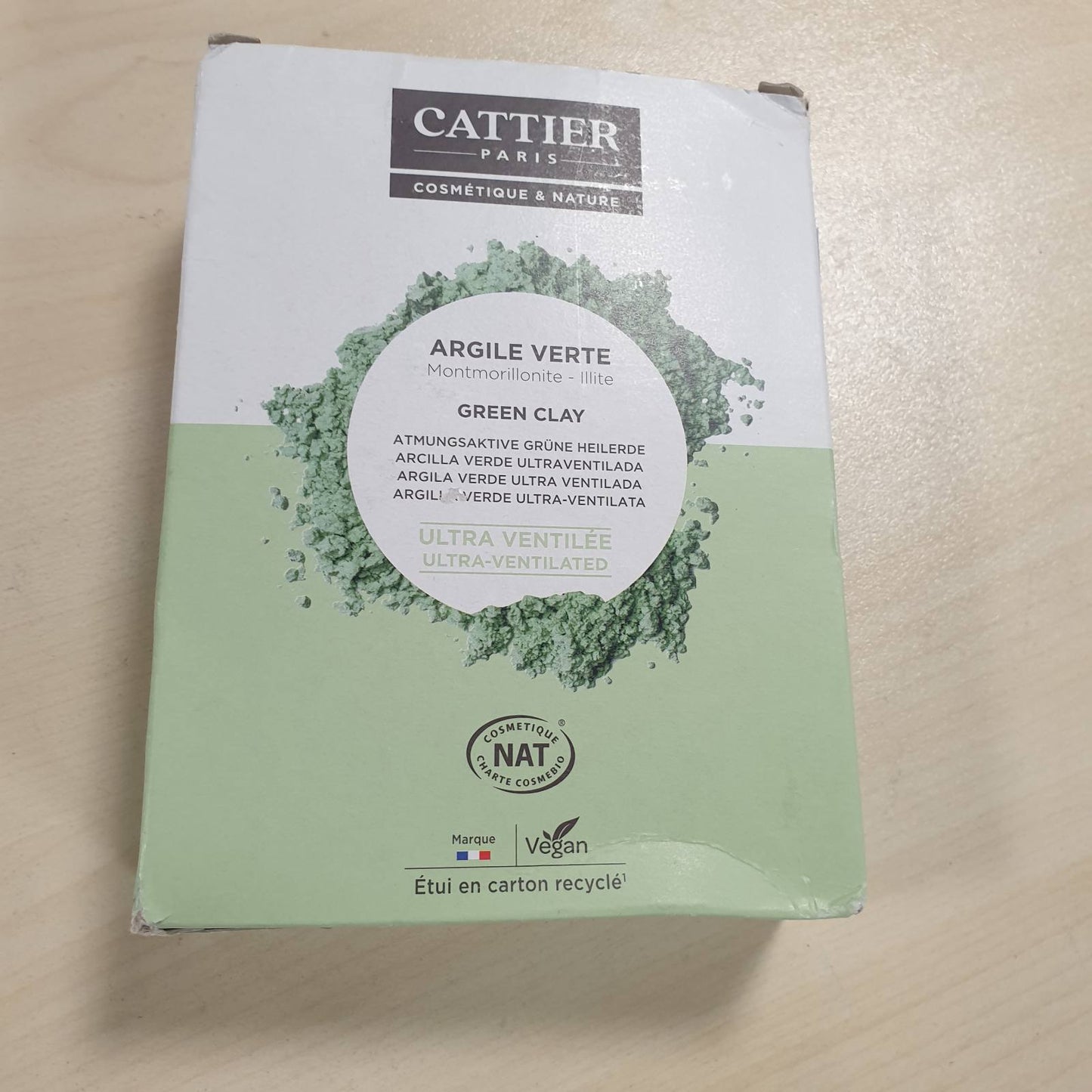 321593 - CATTIER Argile Verte Ultra-Ventilée, 250 g