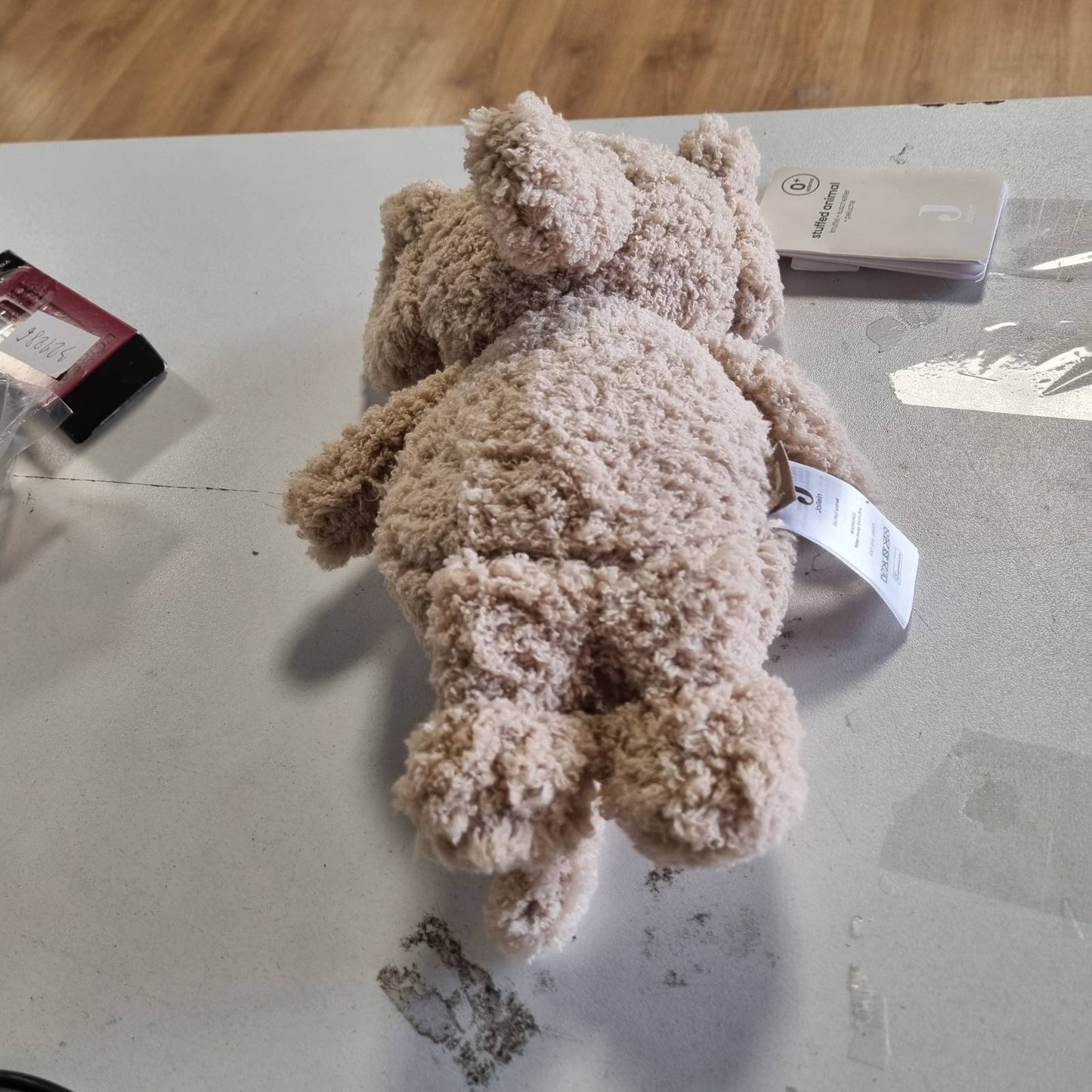 321616 - JOLLEIN Pelush Elefanti - Përralla Elefanti - 25 cm - Rërë - Shumë i Butë - Pelush për Foshnje dhe Fëmijë të Vogël