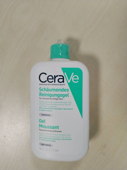 321737 - CeraVe - Xhel Pastrues me Shkumë për Fytyrën dhe Trupin - Lëkurë Normale deri në të Yndyrshme - Me Acid Hialuronik dhe 3 Ceramide Esenciale