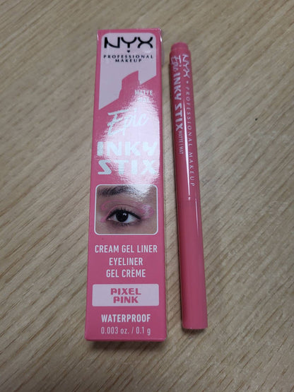321849 - NYX PROFESSIONAL MAKEUP Epic Inky Stick Cream Gel Eyeliner - Pixel Pink - i papërshkueshëm nga uji