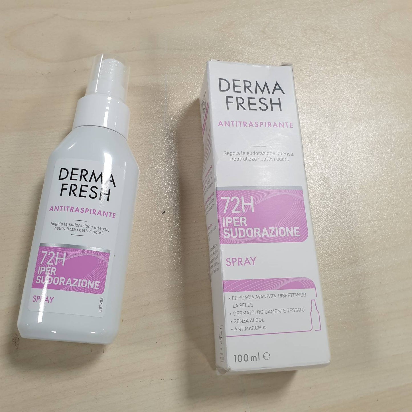 321987 - DERMAFRESH 72H Deodorant Antidjersitës, Sprej - 100 ml