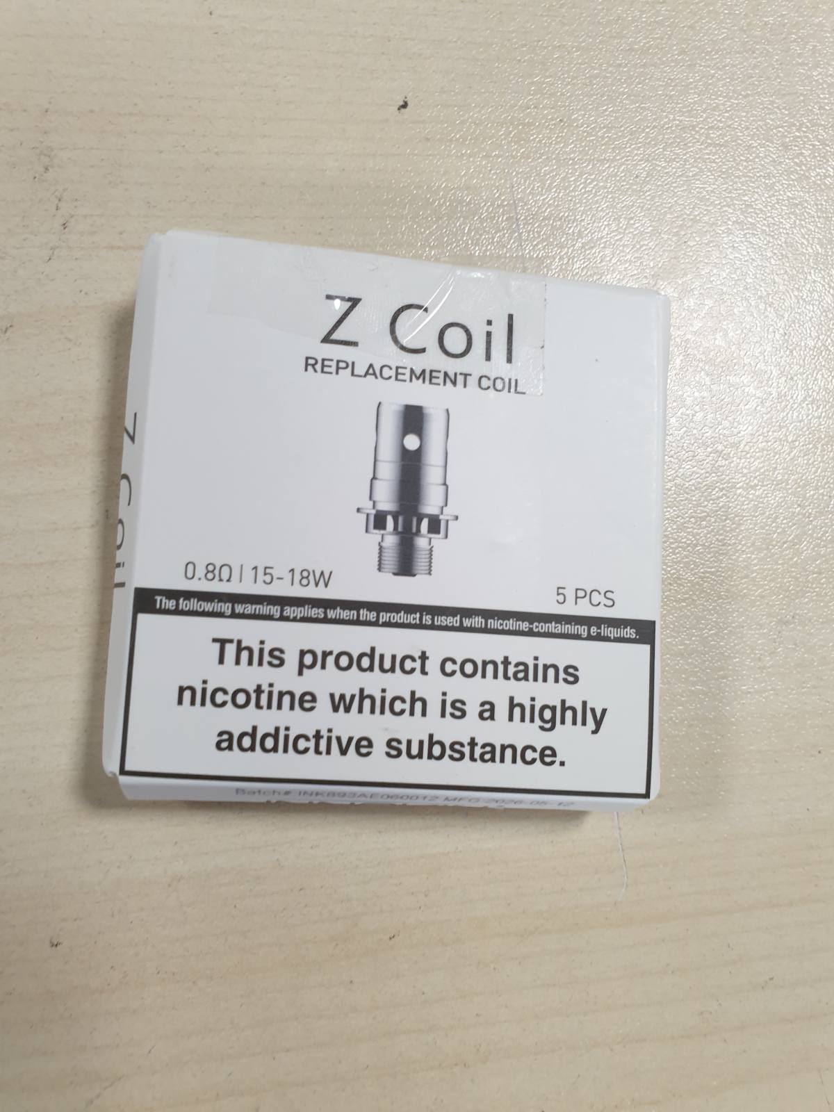 321993 - INNOKIN Pako me 5 spirale 0.8 ohm, pa nikotinë dhe duhan, ndalohet shitja për persona nën 18 vjeç