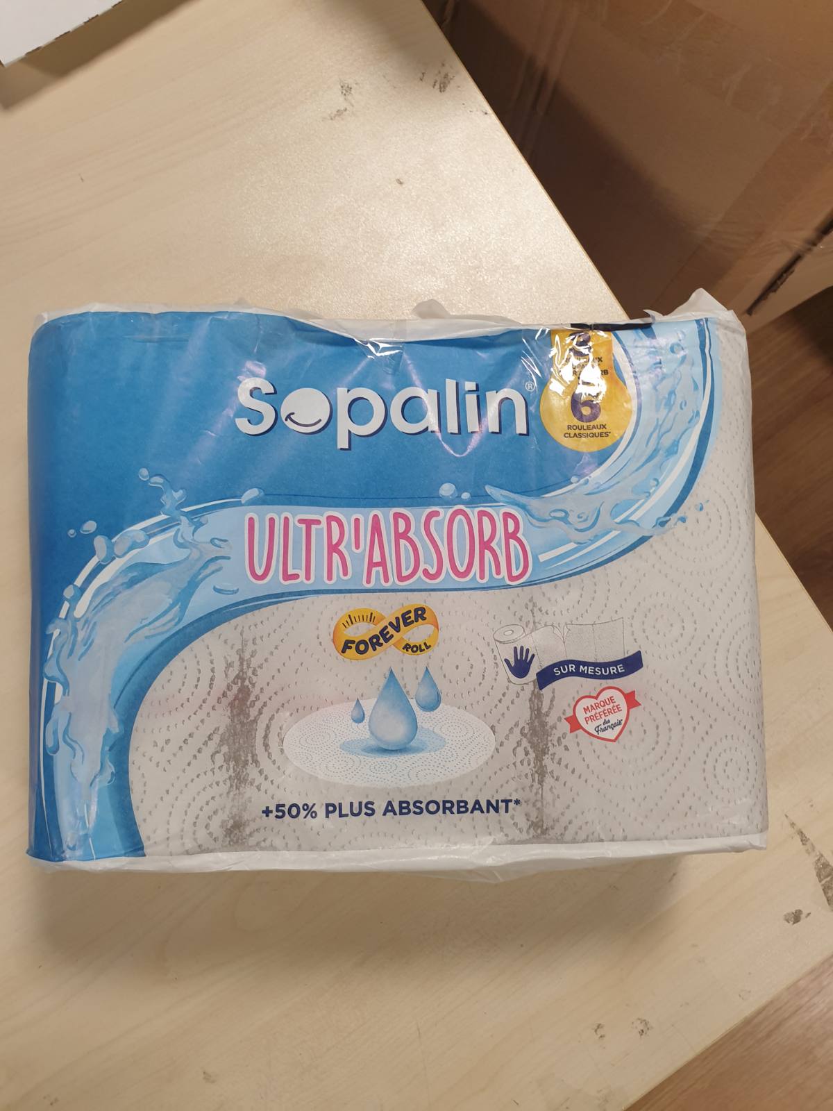 322079 - SOPALIN Ultra Absorb - 3 Peshqir Letre Kuzhine Maxi Rolls, 2 Shtresa