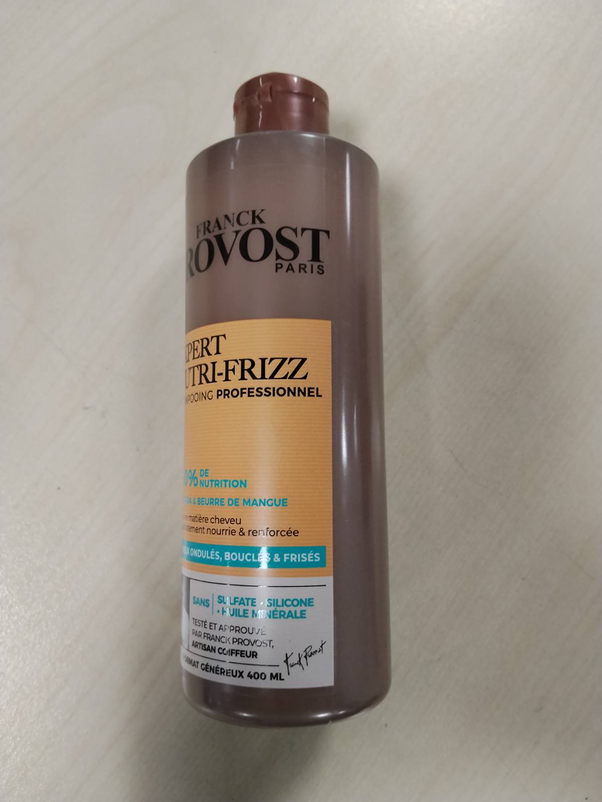 322113 - FRANCK PROVOST Shampo Expert Nutri-Frizz për flokë të thatë dhe kaçurrela
