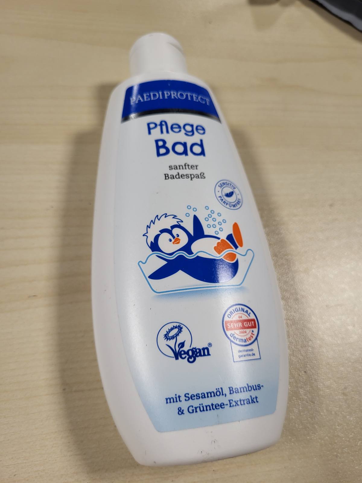 322129 - PAEDIPROTECT - Shtesë për Banjë për Kujdesin për Foshnjat dhe Fëmijët, 250 ml, pa aromë dhe pa mikroplastikë