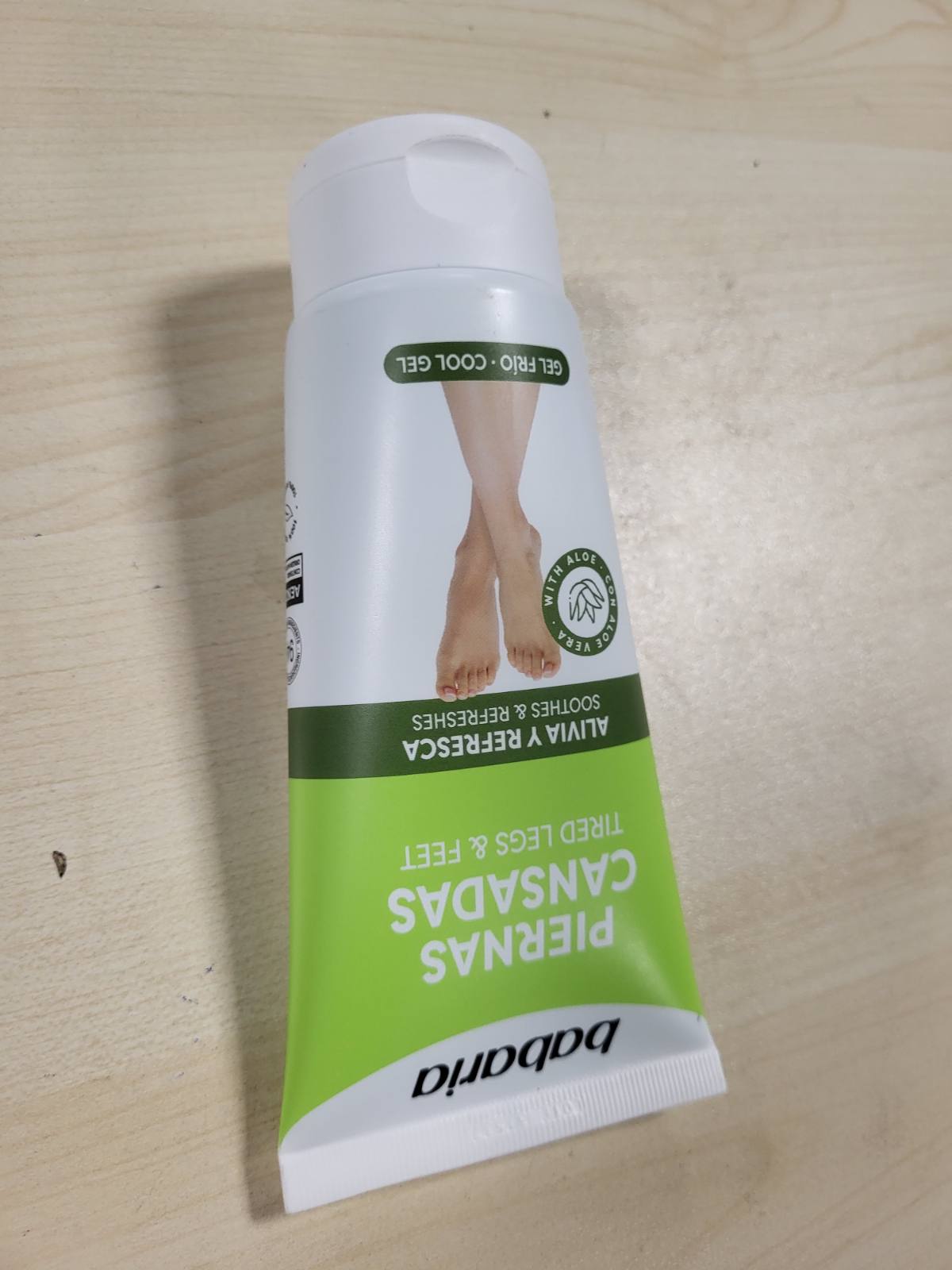 322168 - BABARIA - Xhel Ftohës për Këmbë të Lodhura, 150ml, Krem Anti-inflamator me Aloe Vera
