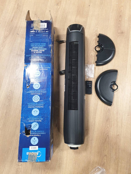 322234 - MIDEA Ventilator Kulle i Heshtur FZ10-17JR me Telekomandë, 45W, Lëkundje 90°, Ekran LED, 3 Shpejtësi, 3 Modalitete, Kohëmatës 7Orë, 36"