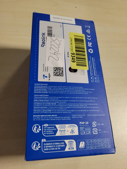 322242 - REOLINK Kamera Mbikëqyrjeje 3K WiFi e Brendshme, Monitor Shtëpie dhe Foshnje, Zbulim Qarjeje, Ndjekje Automatike, Kamera IP WiFi 2.4/5GHz, Shikim Nate 5MP IR, E1 Pro