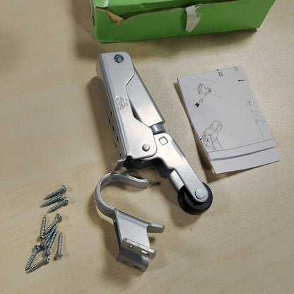 322298 - AMIG Mbyllës Dere Hidraulik Alumini - 108 x 32 mm - Për frenën e derës, ndaluesin e derës ose amortizatorin e derës - Argjend - Maks. 40 kg