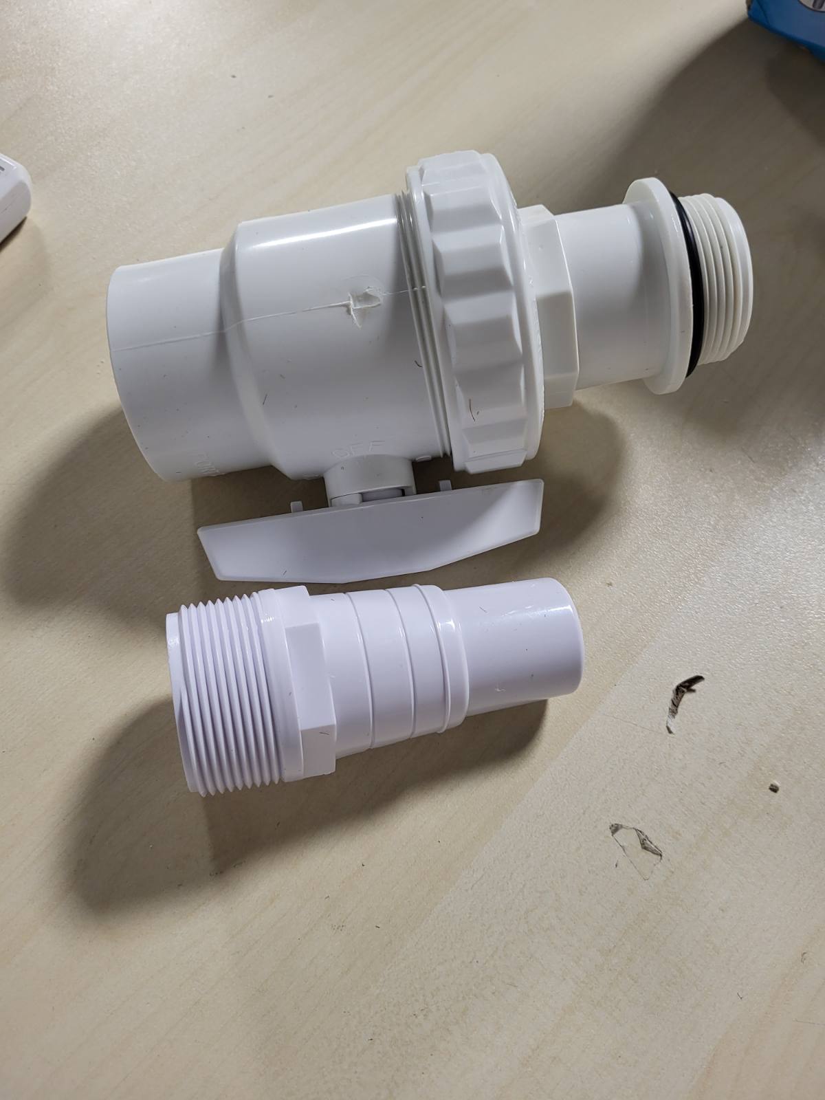 322539 - GRE 621702 Valvul çerek rrotullimi për filtra, i pajtueshëm me diametra nga 32 deri në 38 mm