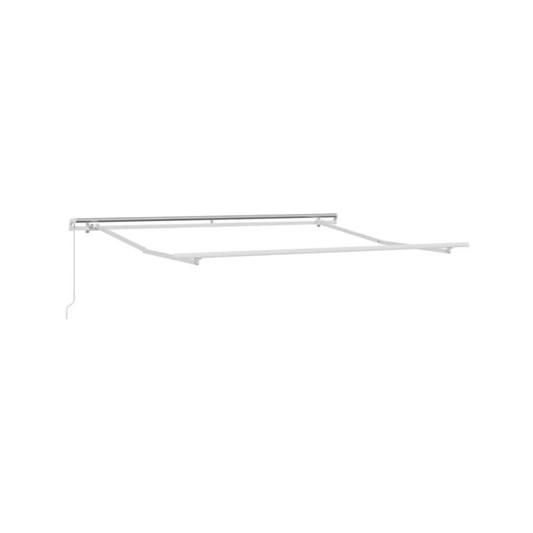 335751 - vidaXL Tendë dielli e bardhë 3 x 2,5 m, metalike