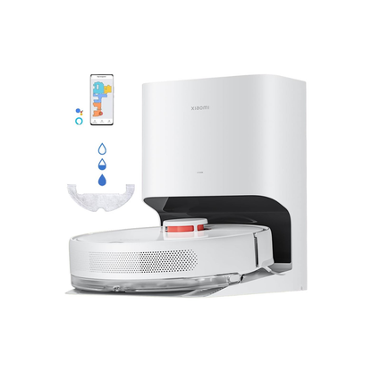 144024 - XIAOMI Fshesa Robotike X10, Fshesa e Dyshemeve me Zbrazje Automatike te Pluhurit, Thithje 4000Pa, Ideale per Qime Kafshesh Shtepiake, Bateri 5200mAh, Navigim Lidar, Harta e Personalizuar, Kontrolluar nga Aplikacion